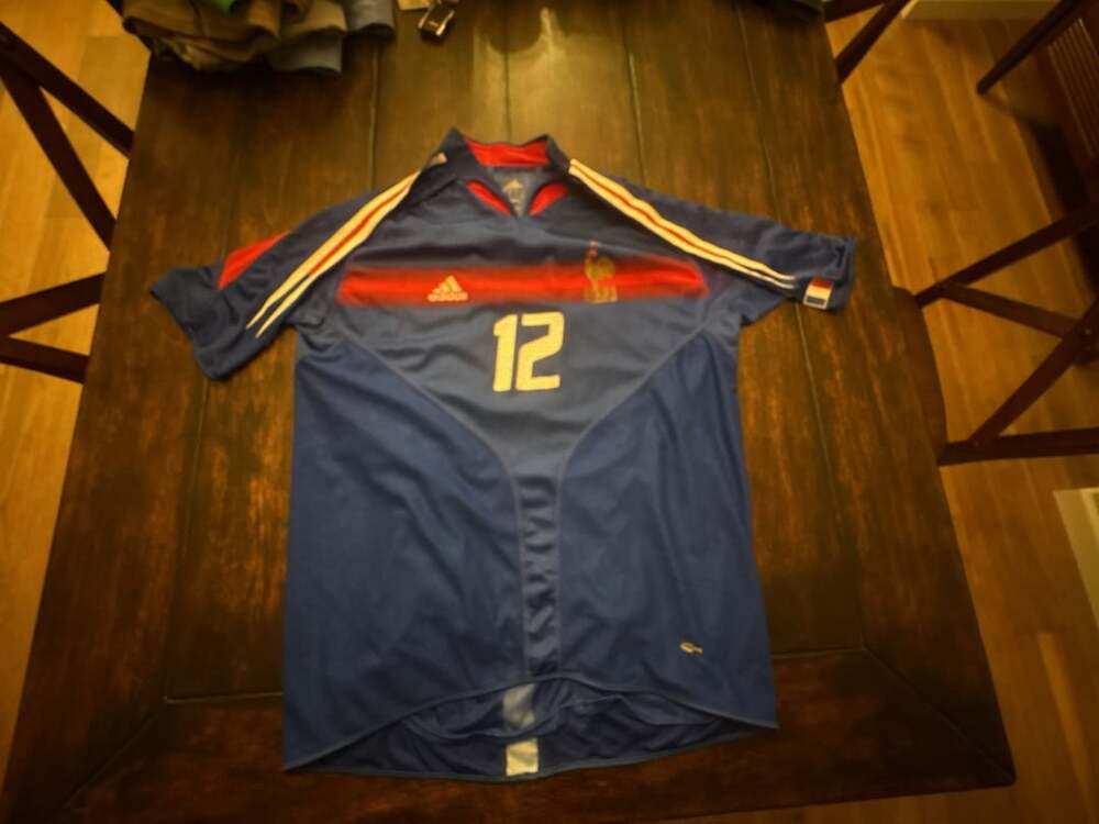 Adidas France 2004-2006 Home Jersey #12 Henry